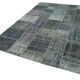Tapis oriental vintage 205 cm x 303 cm gris patchwork tapis