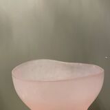 Adymetric vase in opaque glass
