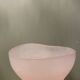 Vase adymetrique en verre opque