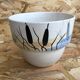 Lot 3 old caches pot milet sevres ceramic decoration reeds vintage