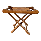 Folding stool in beech wood and mulching years 40-50