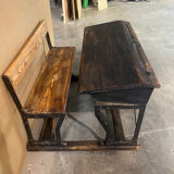 Double school desk 1900