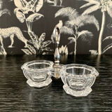 Double saleron in Baccarat crystal