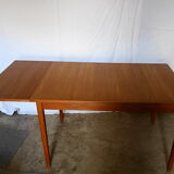 Scandinavian teak extension table from the 60s