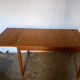 Scandinavian teak extension table from the 60s