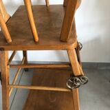 Vintage wooden high chair