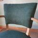Green Art Deco bridge armchairs