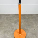 Coat rack 70's orange and chrome by Fase