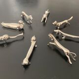 8 different animal knife holders