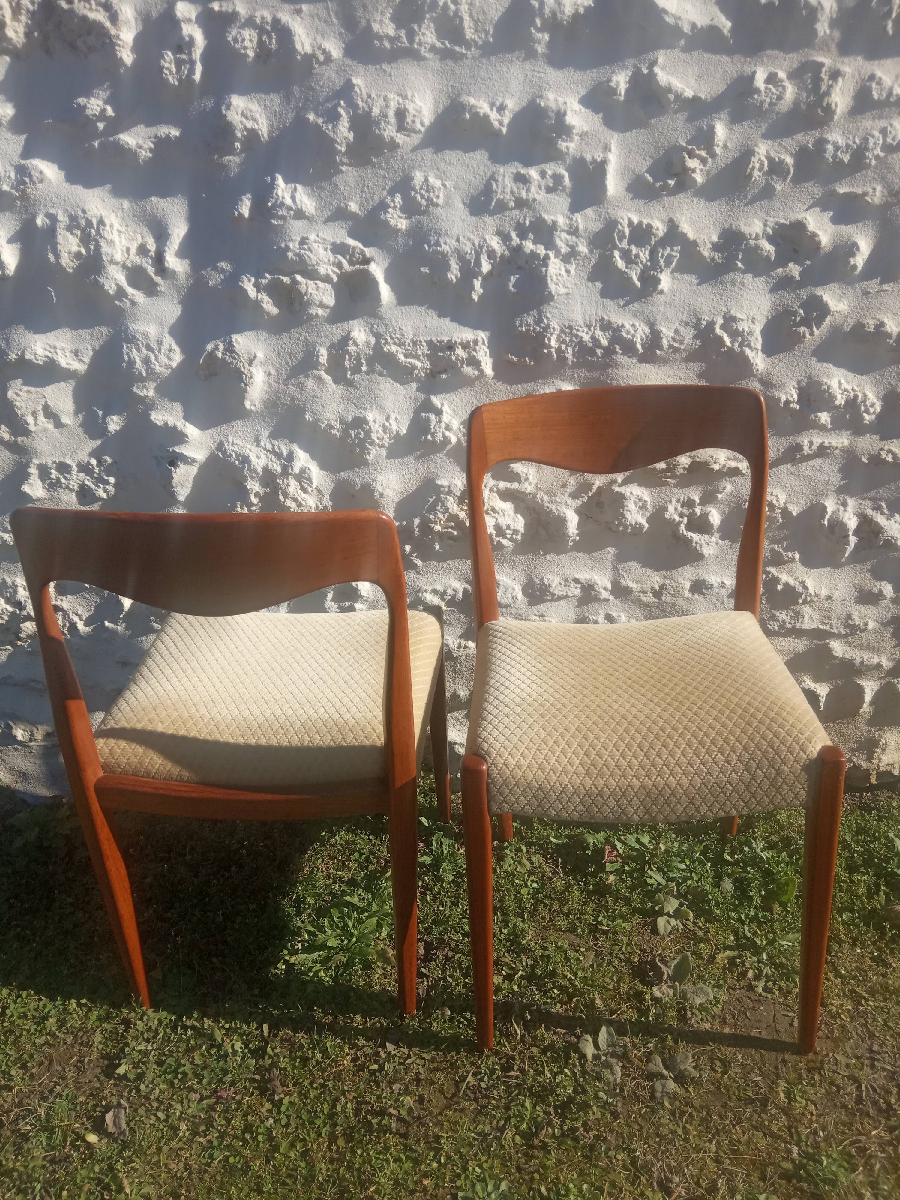 Scandinavian style 60s chairs