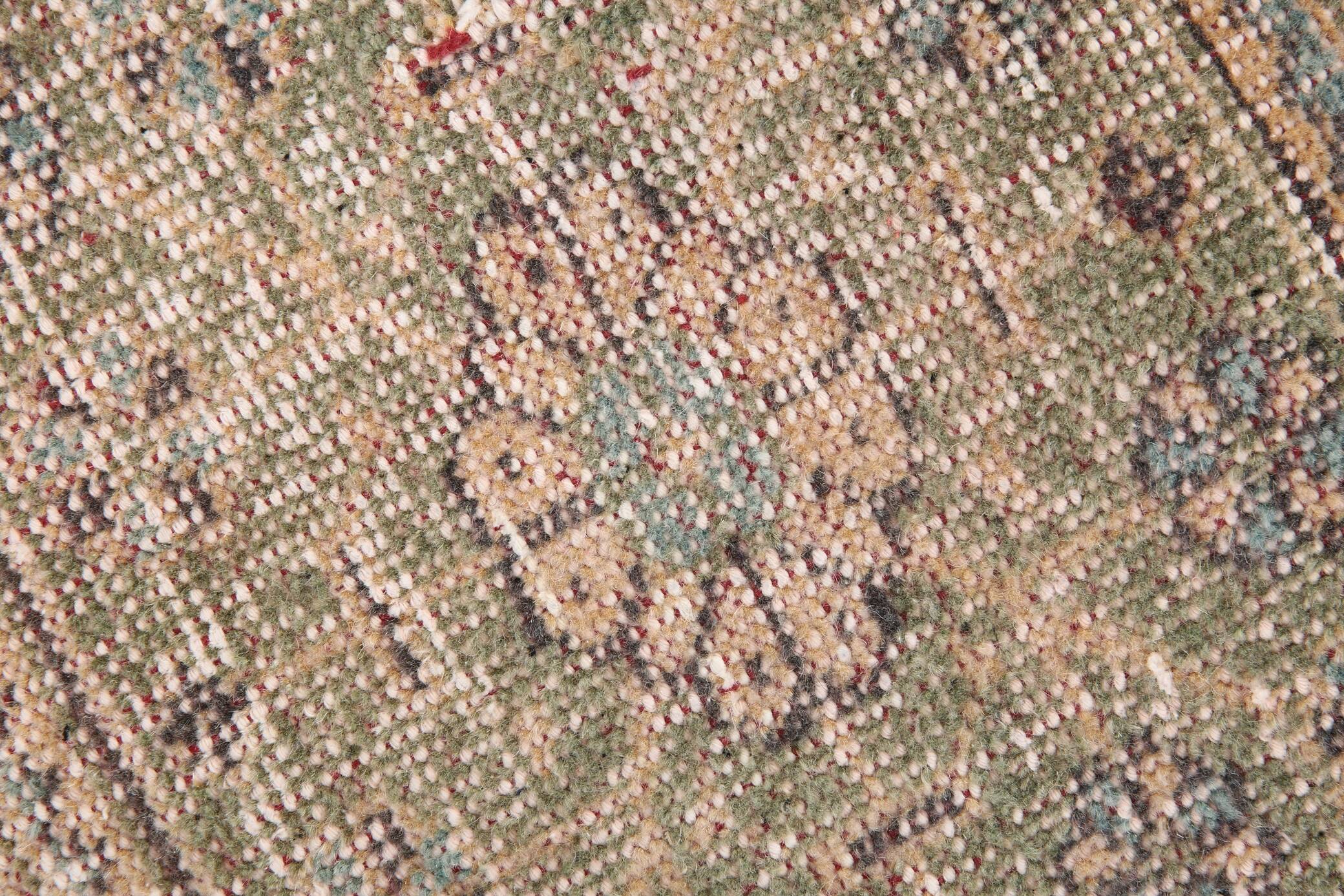 3X12 Soft Wool Orange Turkish Vintage Runner Rug