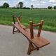 Lot de 2 bancs en orme massif par Aranjou