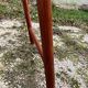 Pair of Italian folding chairs in vintage canning