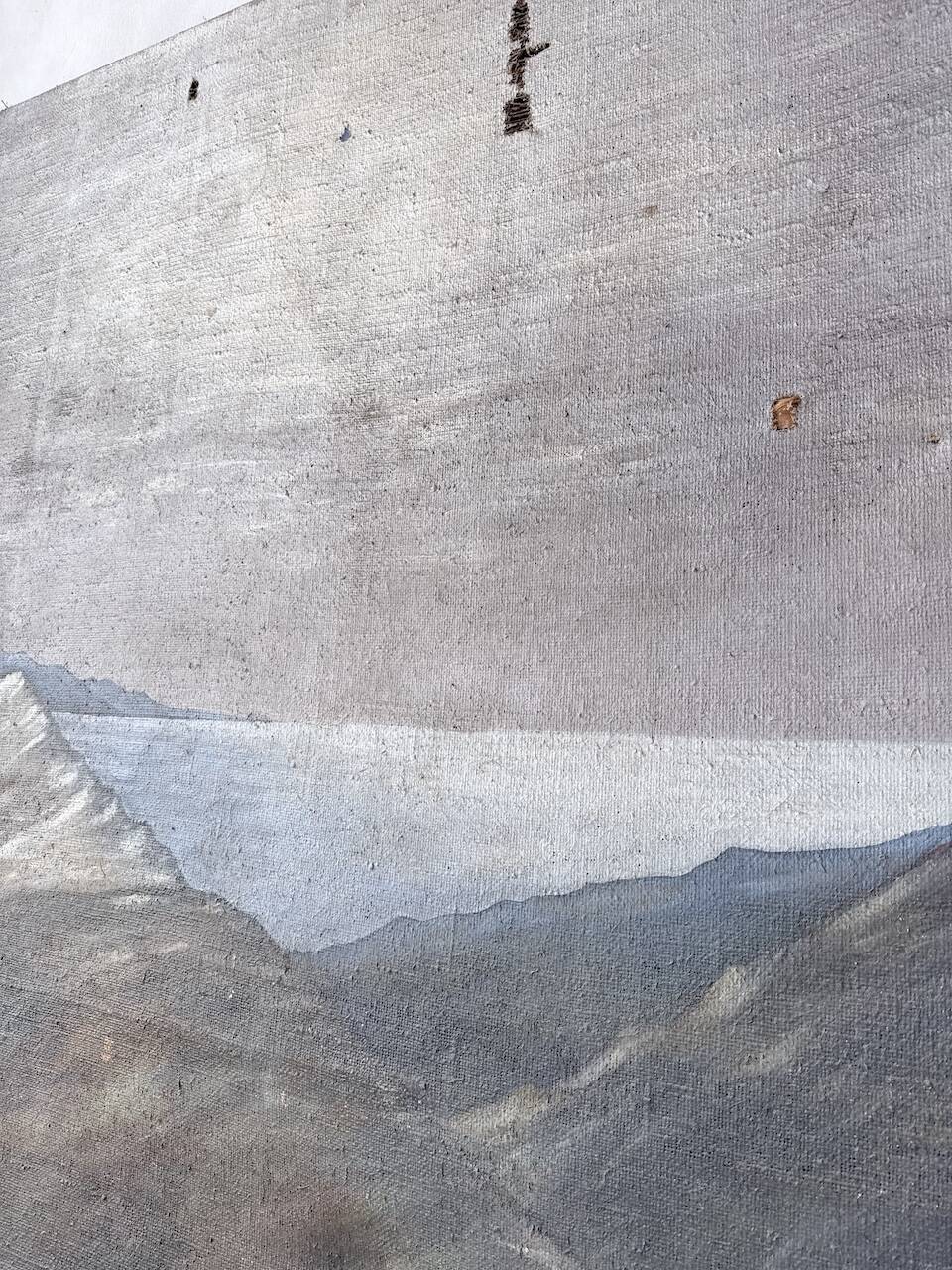 Giant XXL theatre painting 1950