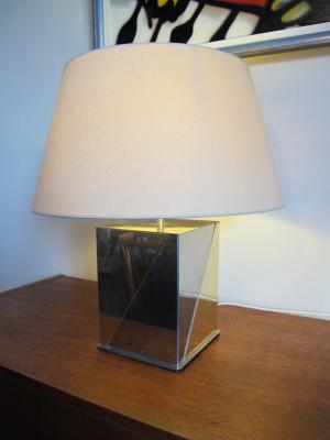 Steel and brass, 1970 vintage desk lamp s