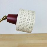 Lamp cocotte years 50red perforated metal