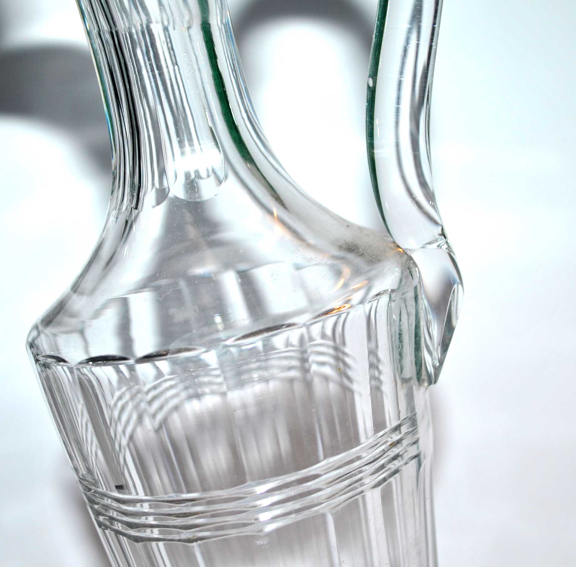 Bottles vinegar in cut crystal baccarat oil and vinegar - near model chicago 1916?