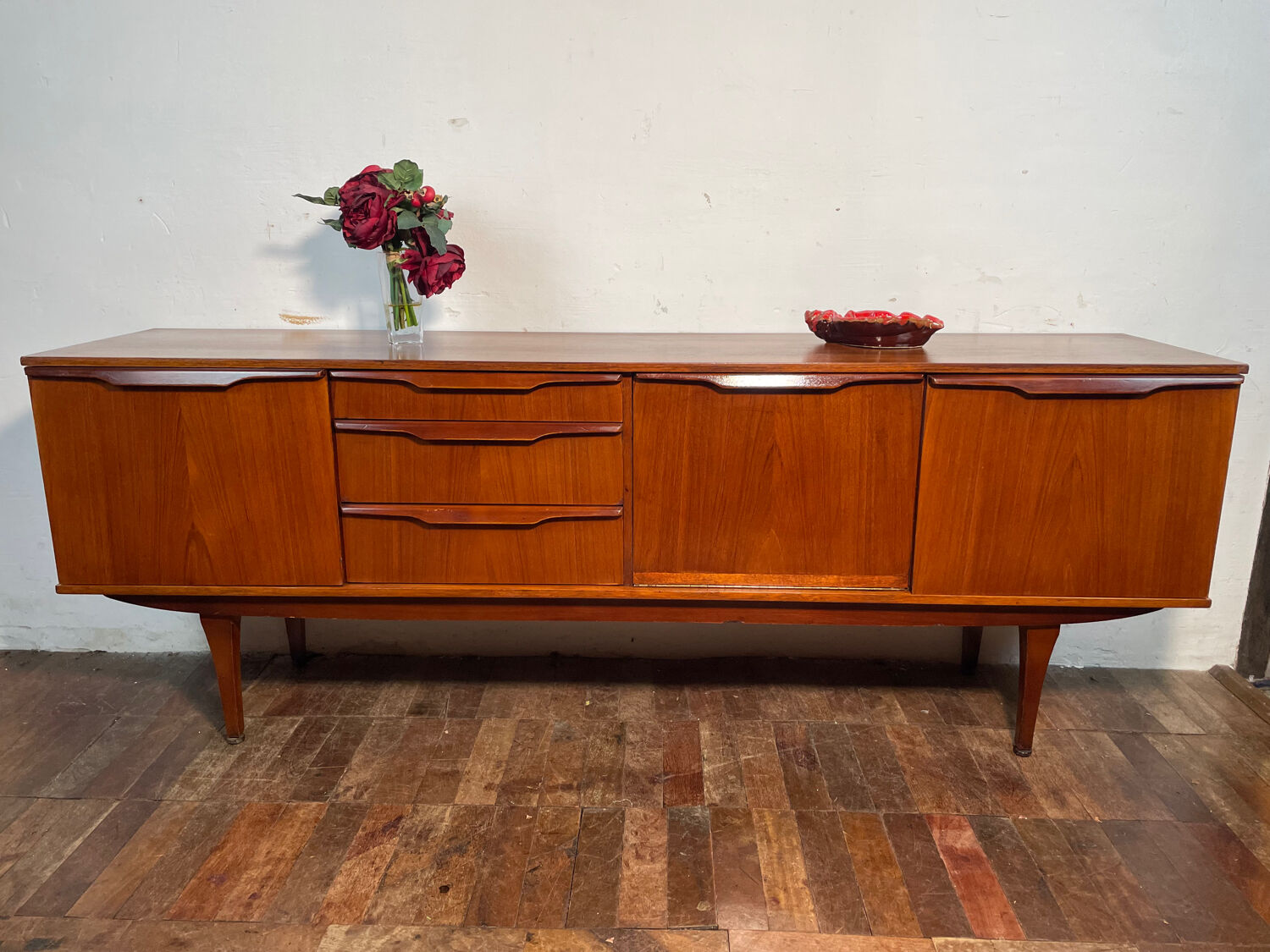 Enfilade en teck par Stonehill 1960