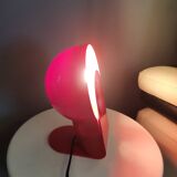 Lampe vintage Panda GUZZINI- Ambrogio Pozzi  rouge