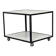 Table d'Appoint Roulante Mid-Century en Stratifié Blanc et Acier Noir par George Nelson pour Herman Miller, 1950s