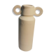 Handmade white clay vase contemporary style