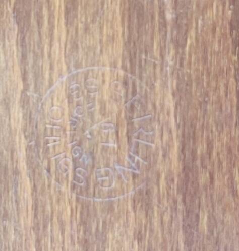 Varnished wooden tray – vintage