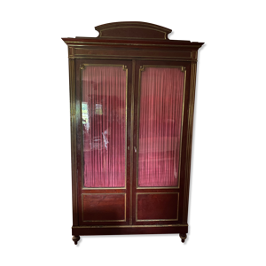 vitrine accajou