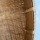 Panier rond en bambou asiatique