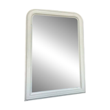 Large white Louis Philippe mirror