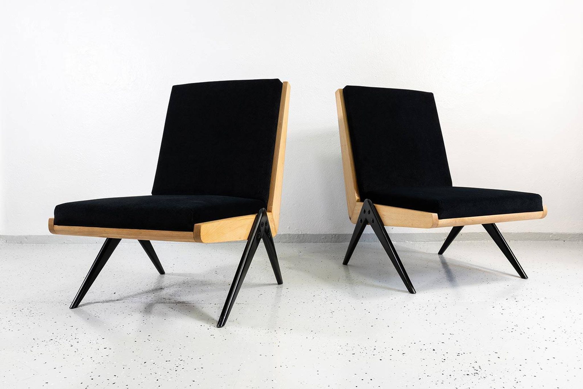 Modernist Chairs, Type 1312 By Slupskie Furniture Factory, Poland, 1960s