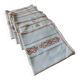 Lot de 6 serviettes de table Vintage