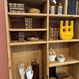 Raw wood shelf