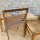 Set of 4 René Gabriel chairs