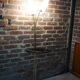 50s lamp lamp in brass and opalines design René Mathieu for Lunel