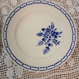 6 antique Badonviller dinner plates