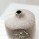 Beige Ceramic Vase by Heiner Hans Körting Studio, 1970s German Dornburg Studio Pottery