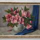 Large still life with pink flowers