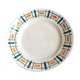 Badonviller ceramics round plate quiberon collection