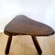 Table d'appoint ou banc en bois massif brut, style brutaliste, 1960