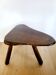 Table d'appoint ou banc en bois massif brut, style brutaliste, 1960