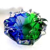 Cobalt blue Murano ashtray 1970