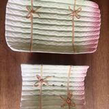 asparagus barbotine serving platters