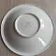 Digoin low compote dish with hand-painted decoration