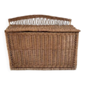 Vintage Rattan Chest Basket