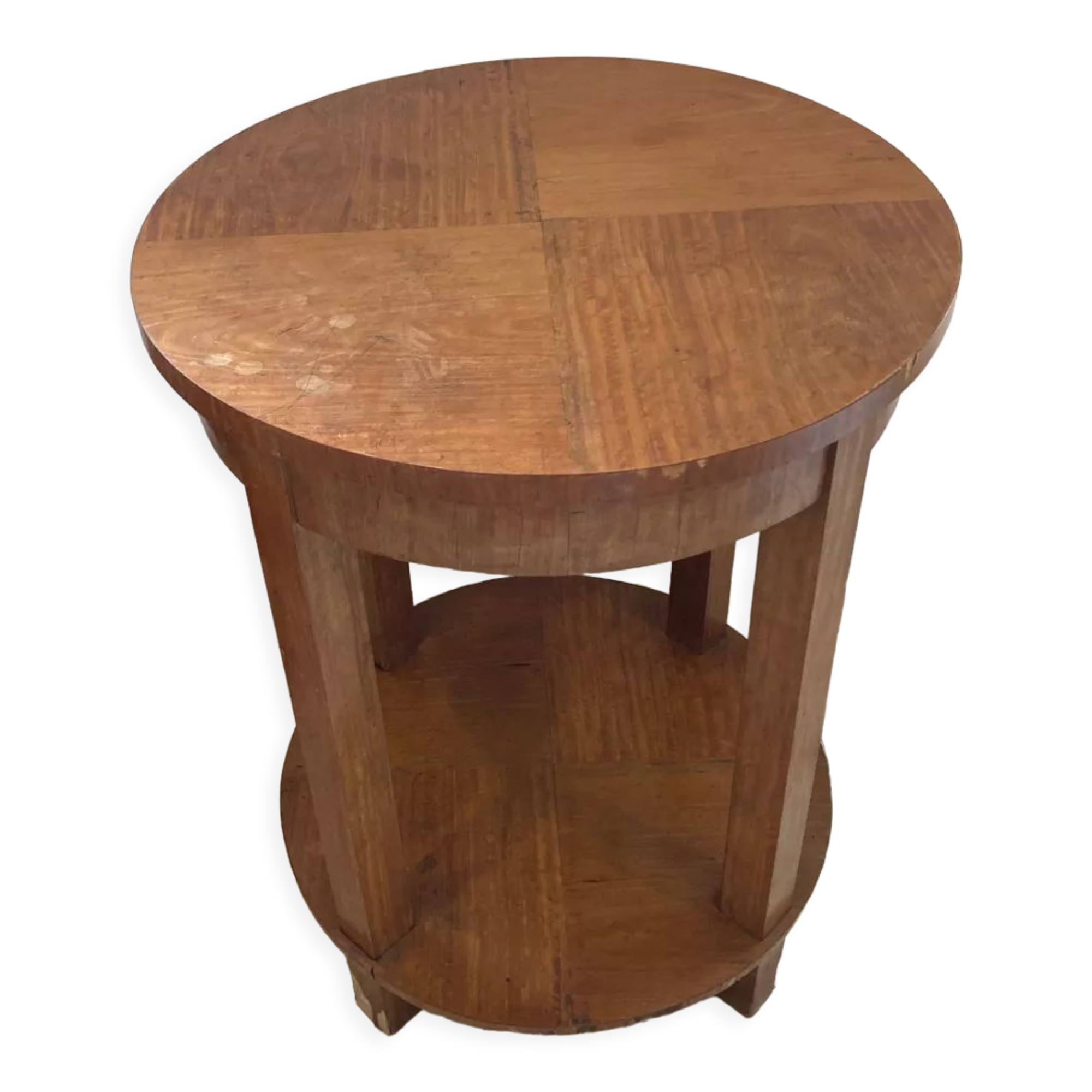 Round pedestal table art deco