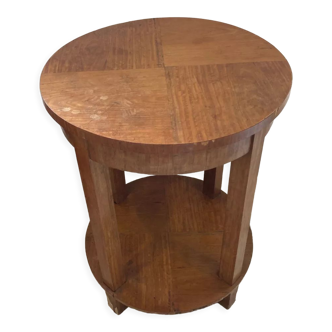 Round pedestal table art deco