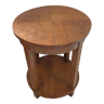 Round pedestal table art deco
