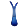 blue glass vase