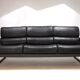 Drabert Lobbytop three-seater leather sofa by Otto Zapf, 1979