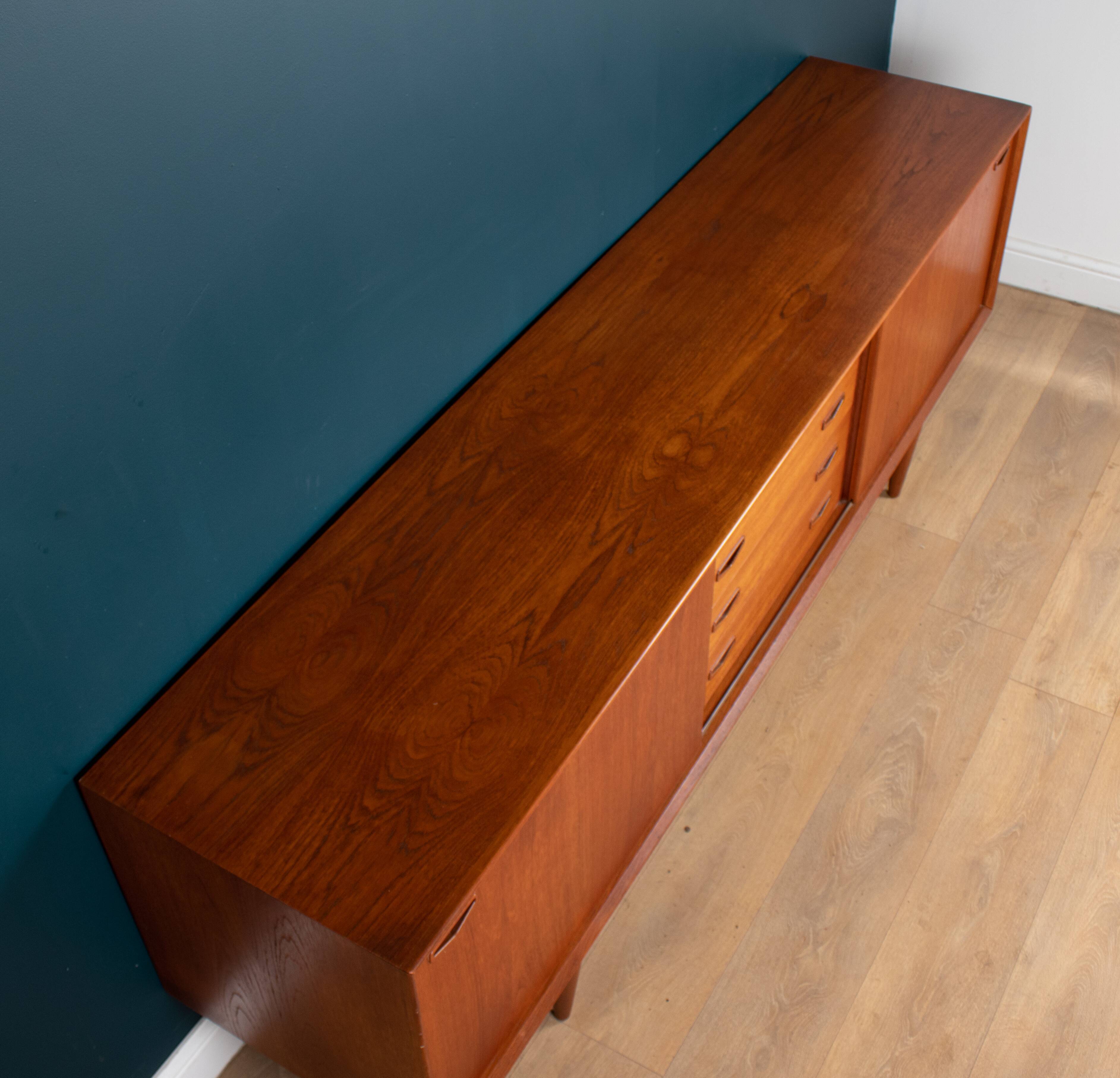 Enfilade retro en teck 1960s, clausen & søn denmark